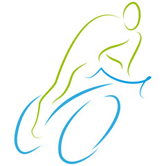 stay in form and be fit. bicycle - racing bicycle - bike - cycling - cyclist, be a champion