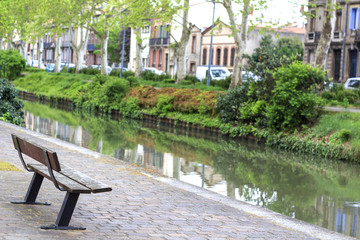 The Canal du midi, Toulouse, France