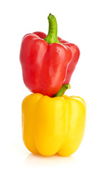 Red and yellow sweet pepper