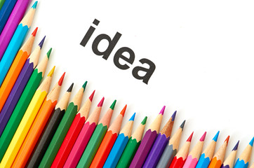 Multicolored pencils