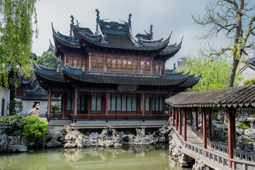 Obraz premium Yuyuan garden shanghai china