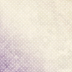 Retro Background Dots Beige/Purple