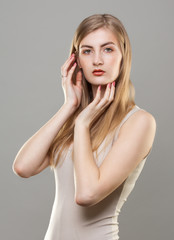 Fototapeta premium blonde girl