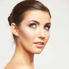 Fototapeta premium Woman face beauty style portrait.
