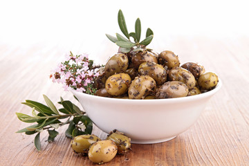 bowl of olive