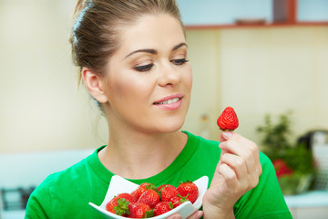 Woman in kitchen