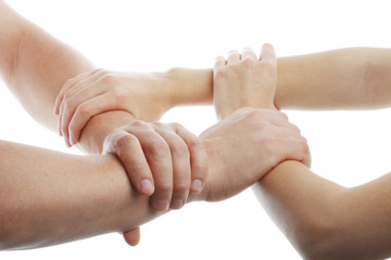 Human Hands Showing Unity