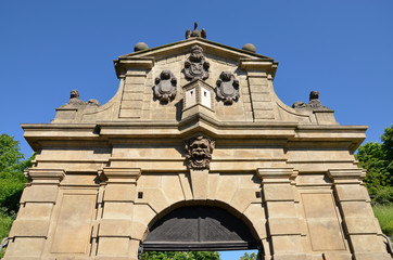 Detail of Leopold Gate, Vysehrad