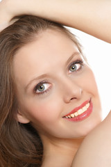 Obraz premium Junge Frau mit Make up