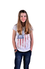 Fototapeta premium cooles Mädchen Teenager