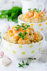 Quinoa with pumpkin