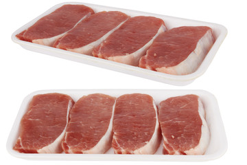 raw fillet steaks