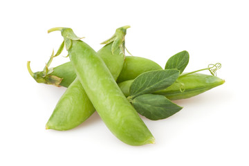 peas pod leaves group
