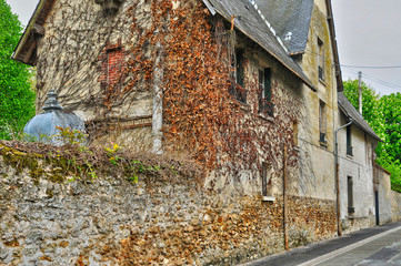 France, the Gros Murs street in Les Mureaux