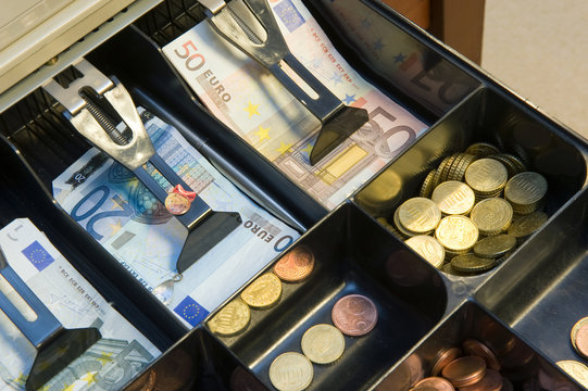 Drawer with money