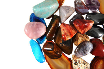 luxury color gems as background