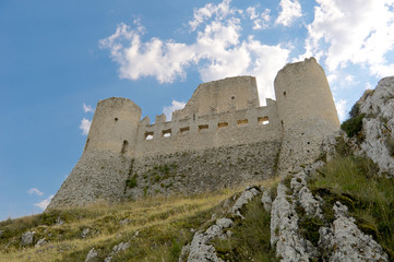 Fototapeta na wymiar Zamek Rocca Calascio, Abruzja, Włochy