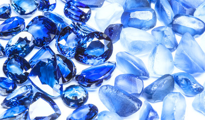 blue sapphires