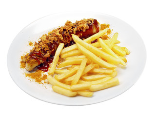 currywurst mit pommes