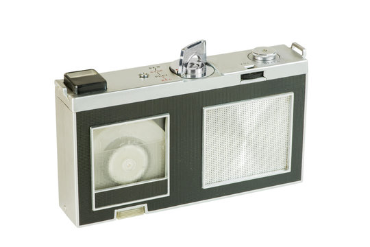 Old Portable Mini Tape Cartridge Recorder
