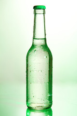 Water bottle isolated on white