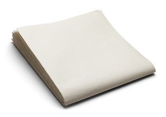 Blank Sunday Paper