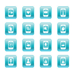 web, communication icons: internet vector set.