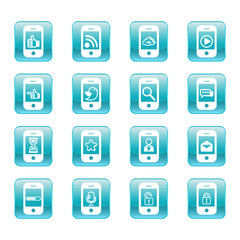 web, communication icons: internet vector set.