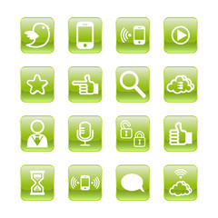web, communication icons: internet vector set.