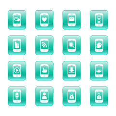 web, communication icons: internet vector set.
