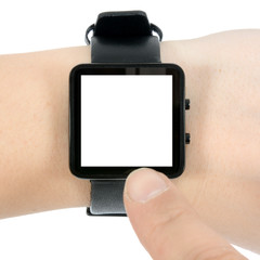 Smartwatch mit leerem Display