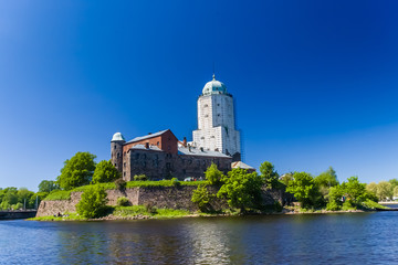 Fototapeta na wymiar Castle in Vyborg
