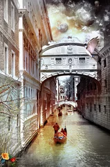 Fototapete Phantasie Venedig träumt Serie