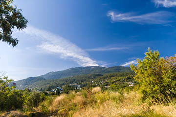 Fototapeta na wymiar Landscape view in Crimea, Ukraine