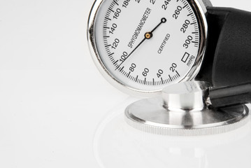 Stethoscope and sphygmomanometer
