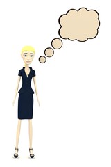 3d render of cartoon character with speech bubble