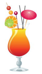 Orange cocktail