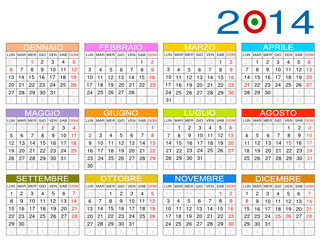 Calendario 2014