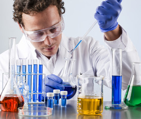 professional man from the chemical industry