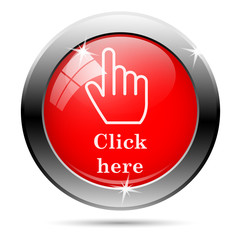 Click here icon