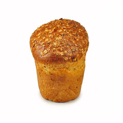 bread on a white background