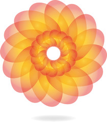 Logo, 3D, Blume, Pflanze, Heilpraktiker