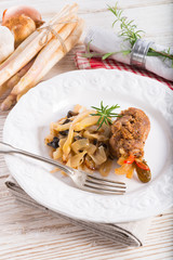 meat beefs olive