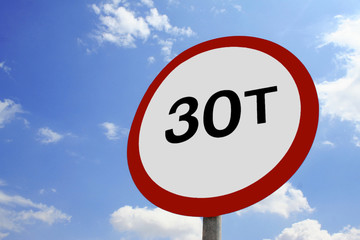 Obraz premium Road sign