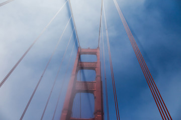 Fototapeta premium San Francisco City Bay and Pier 39 Califormia USA