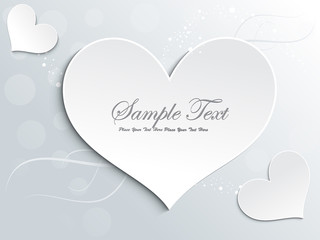 abstract love card design