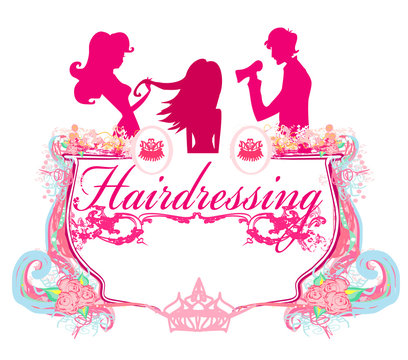 hairdressing salon icon