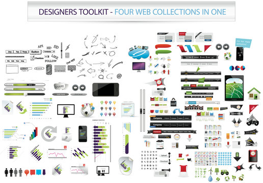 Designers toolkit - Four collections in one