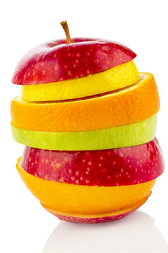 verschiedne slices of fruits