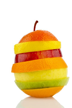 verschiedne slices of fruits